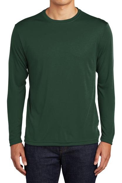 TCTG Team Spirit Athletic Wicking Long Sleeve Tee – College, Sports, High School & Fan Apparel -  Forest Green