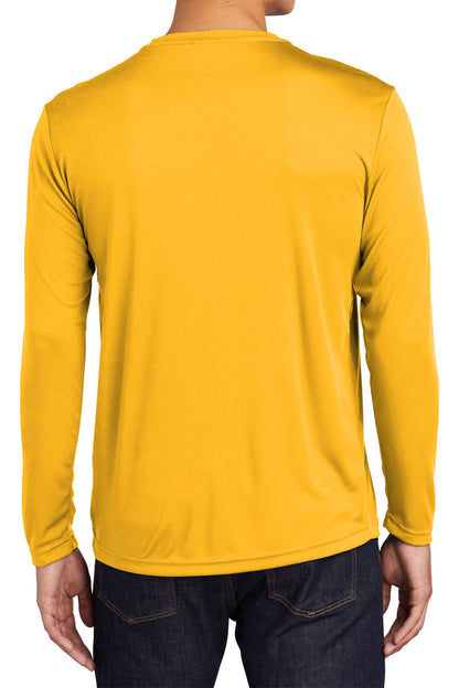 TCTG Team Spirit Athletic Wicking Long Sleeve Tee – College, Sports, High School & Fan Apparel - Gold