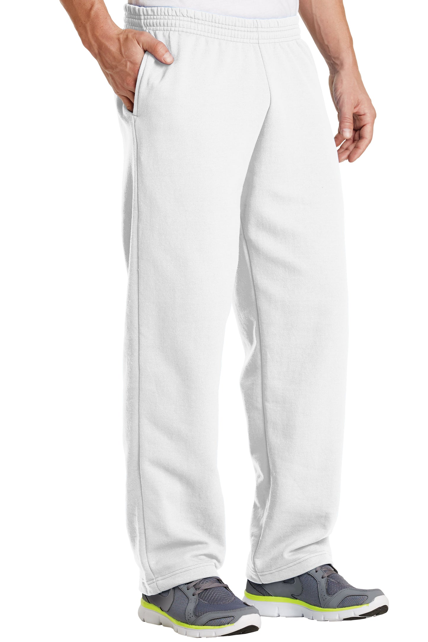 TCTG Team Spirit Fleece Sweatpant with Pockets – College, Sports, High School & Fan Apparel - White