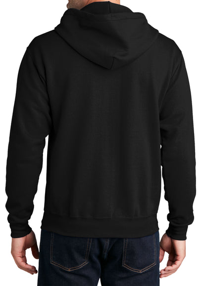 TCTG Team Spirit Full Zip Hoodie Sweatshirt – College, Sports, High School & Fan Apparel - Black