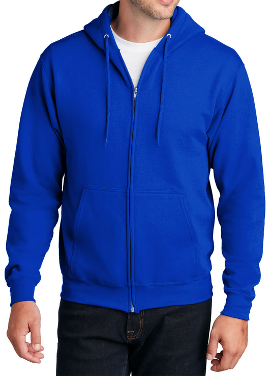 TCTG Team Spirit Full Zip Hoodie Sweatshirt – College, Sports, High School & Fan Apparel - Blue