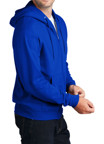 TCTG Team Spirit Full Zip Hoodie Sweatshirt – College, Sports, High School & Fan Apparel - Blue