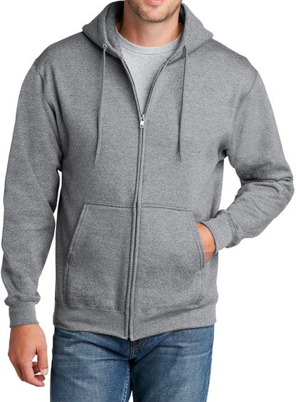 TCTG Team Spirit Full Zip Hoodie Sweatshirt – College, Sports, High School & Fan Apparel - Gray