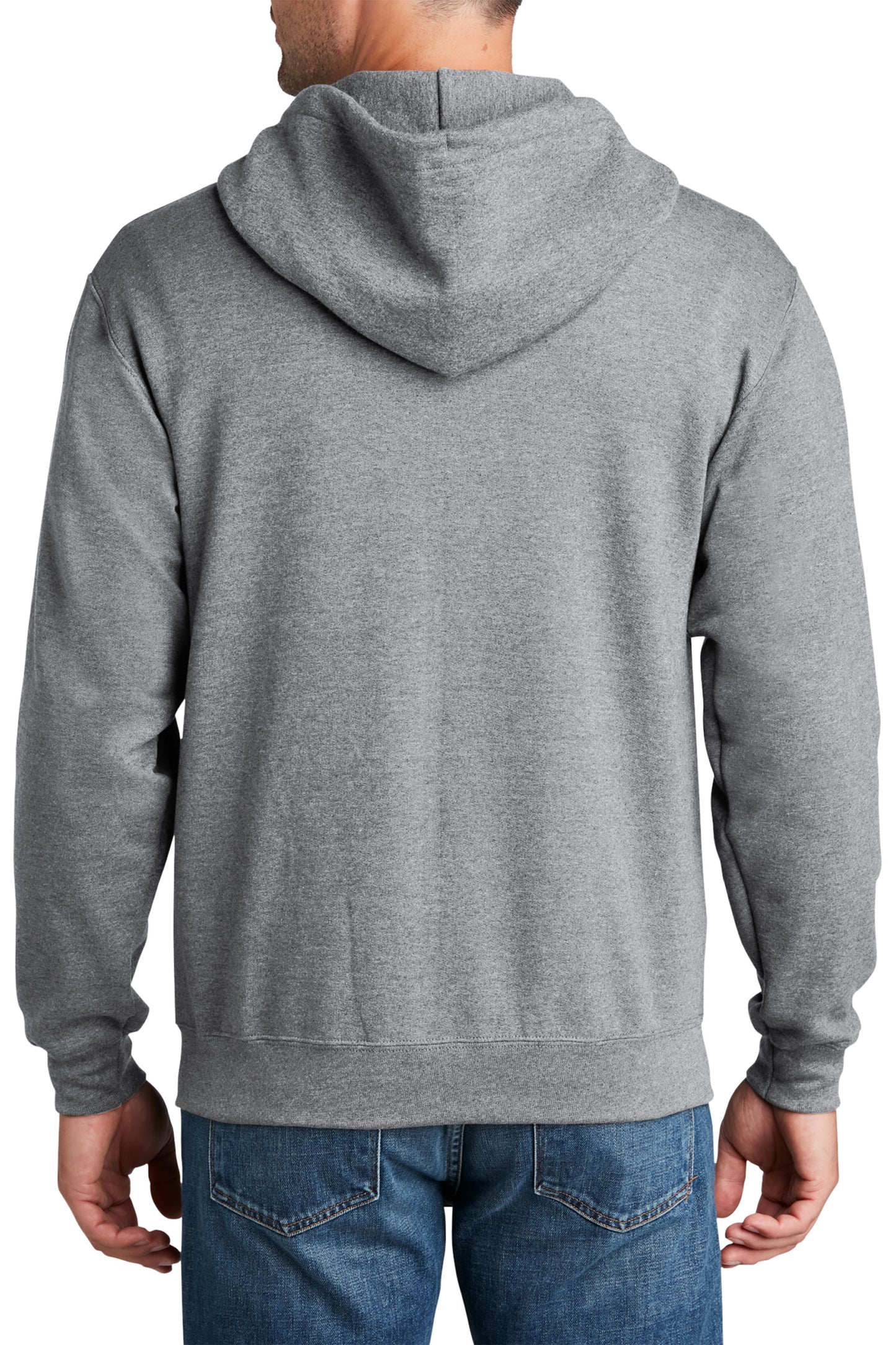 TCTG Team Spirit Full Zip Hoodie Sweatshirt – College, Sports, High School & Fan Apparel - Gray