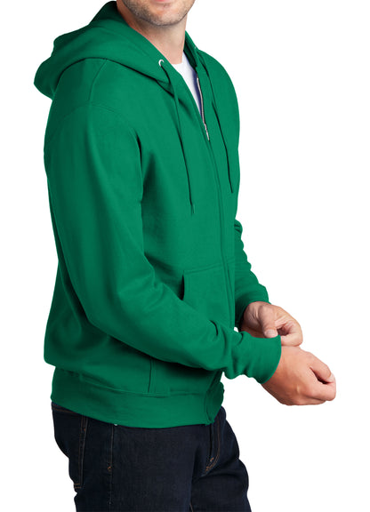 TCTG Team Spirit Full Zip Hoodie Sweatshirt – College, Sports, High School & Fan Apparel - Green