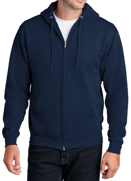 TCTG Team Spirit Full Zip Hoodie Sweatshirt – College, Sports, High School & Fan Apparel - Navy