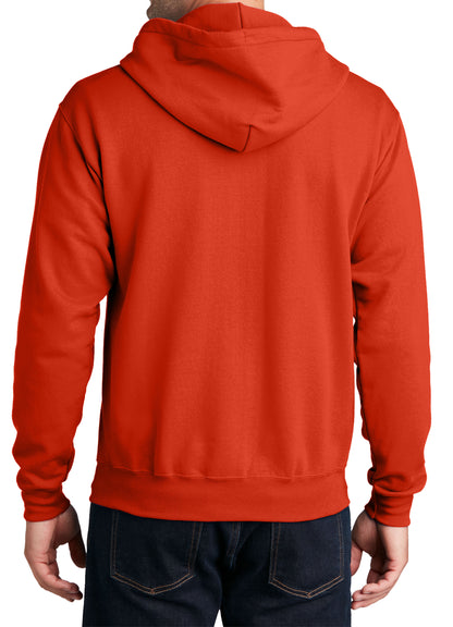 TCTG Team Spirit Full Zip Hoodie Sweatshirt – College, Sports, High School & Fan Apparel - Orange