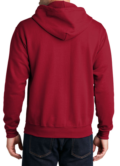 TCTG Team Spirit Full Zip Hoodie Sweatshirt – College, Sports, High School & Fan Apparel - Red